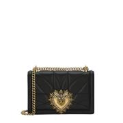 Zwarte Cross Body Tas - Stijlvol en Luxueus Dolce & Gabbana , Black , ...