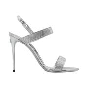 Kim 'Keira' Kristal Hak Sandalen Dolce & Gabbana , Gray , Dames