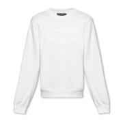 Sweatshirt met logo Dolce & Gabbana , White , Heren