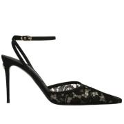 Zwarte Hakken Stijl van Dolce Gabbana Dolce & Gabbana , Black , Dames