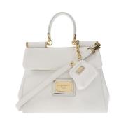 ‘Sicily Small’ schoudertas Dolce & Gabbana , White , Dames