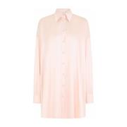 Zijden Overhemd, Roze, Lange Mouwen Dolce & Gabbana , Pink , Dames