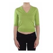 Groene Wol V-hals Pullover Trui - MainLine Collectie Dolce & Gabbana ,...