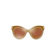Vlinder Zonnebril voor Vrouwen Dolce & Gabbana , Yellow , Dames