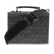 Schoudertas met monogram Dolce & Gabbana , Black , Heren