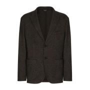 Bruin/zwart Prince of Wales geruite blazer Dolce & Gabbana , Brown , H...