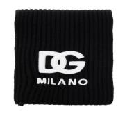 Sjaal met logo Dolce & Gabbana , Black , Unisex