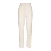 Straight Trousers Dolce & Gabbana , White , Dames
