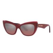 Bordeaux Cat-eye Zonnebril met Roze Verloopglazen Dolce & Gabbana , Re...