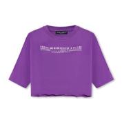 Bedrukt T-shirt Dolce & Gabbana , Purple , Dames