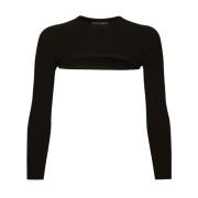 Zwarte Sweaters met Ronde Hals en Lange Mouwen Dolce & Gabbana , Black...