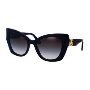 Gedurfde en elegante zonnebril Dg4405 Dolce & Gabbana , Black , Dames