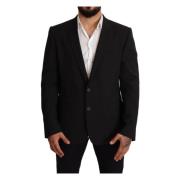 Getailleerde gestreepte Martini blazer Dolce & Gabbana , Black , Heren