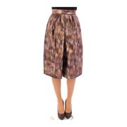 Klassieke Bruine Rok voor Vrouwen Dolce & Gabbana , Brown , Dames