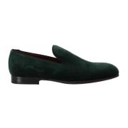 Leren Loafers Schoenen Dolce & Gabbana , Green , Dames