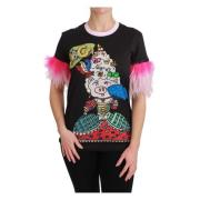 Jaar van het Varken T-shirt, Kleurrijke Crewneck Top Dolce & Gabbana ,...