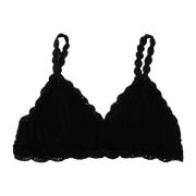 Zwart Gehaakt Mouwloos Bustier Korset Dolce & Gabbana , Black , Dames