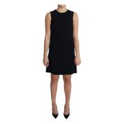 Stijlvolle Zwarte A-lijn Shift Jurk Dolce & Gabbana , Black , Dames