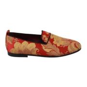 Prachtig Italiaans vakmanschap: Brokaat Loafers Dolce & Gabbana , Pink...