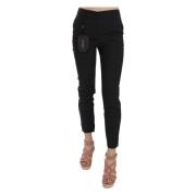 Stijlvolle Jeans voor Modebewuste Vrouwen Dolce & Gabbana , Black , Da...