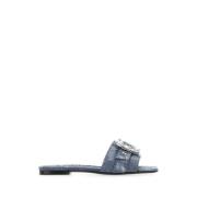 Zomerse Sliders voor Vrouwen Dolce & Gabbana , Blue , Dames