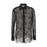 Kanten Shirt Dolce & Gabbana , Black , Dames