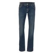 Stretch Slim-fit Jeans Dolce & Gabbana , Blue , Heren