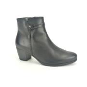 Zwarte Laars + Gar. 4cm Gabor , Black , Dames