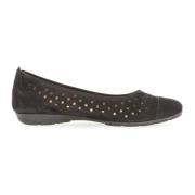 Comfortabele ballerina`s Gabor , Black , Dames