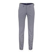 Blauwe Katoenen Chino Broek Gardeur , Blue , Heren