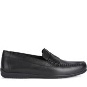Zwarte heren loafers Geox , Black , Heren