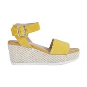 lipari sandals Geox , Yellow , Dames