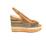 Wedges Geox , Brown , Dames