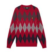 Schoudertas Lyle & Scott , Red , Heren