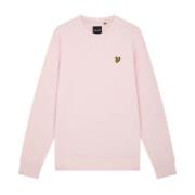 Tijdloze Heren Crew Neck Sweatshirt Lyle & Scott , Pink , Heren