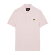 Klassieke Organische Polo Shirt Lyle & Scott , Pink , Heren