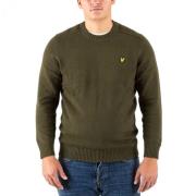 Olijfkleurige Crewneck Sweatshirt Lyle & Scott , Green , Heren