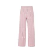 Straight Trousers Marella , Pink , Dames