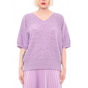 V-neck Knitwear Marella , Purple , Dames