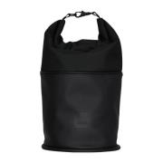 Waterdichte Rolltop Tas met Multifunctionele Banden Rains , Black , Un...