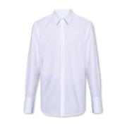 Katoenen shirt Salvatore Ferragamo , White , Heren