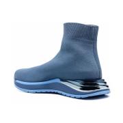 Clear Blue Ninette Pull-On Sneakers Salvatore Ferragamo , Blue , Dames