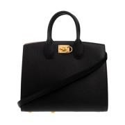 The Studio Medium Schoudertas Salvatore Ferragamo , Black , Dames