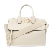 ‘Studio Large’ shopper tas Salvatore Ferragamo , Beige , Dames