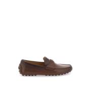 Gancini Loafers van korrelig leer Salvatore Ferragamo , Brown , Heren