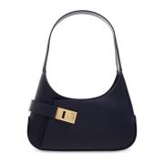 Leren schoudertas Salvatore Ferragamo , Blue , Dames