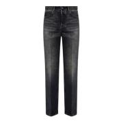 Jeans met rechte pijpen Salvatore Ferragamo , Black , Heren