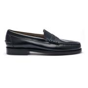 Klieke handgemaakte leren mocins Sebago , Black , Heren