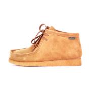 Beige Suède Laarzen met Zijlogo Sebago , Beige , Heren