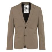 Stretch Bruine Slim-Fit Blazer Drykorn , Brown , Heren